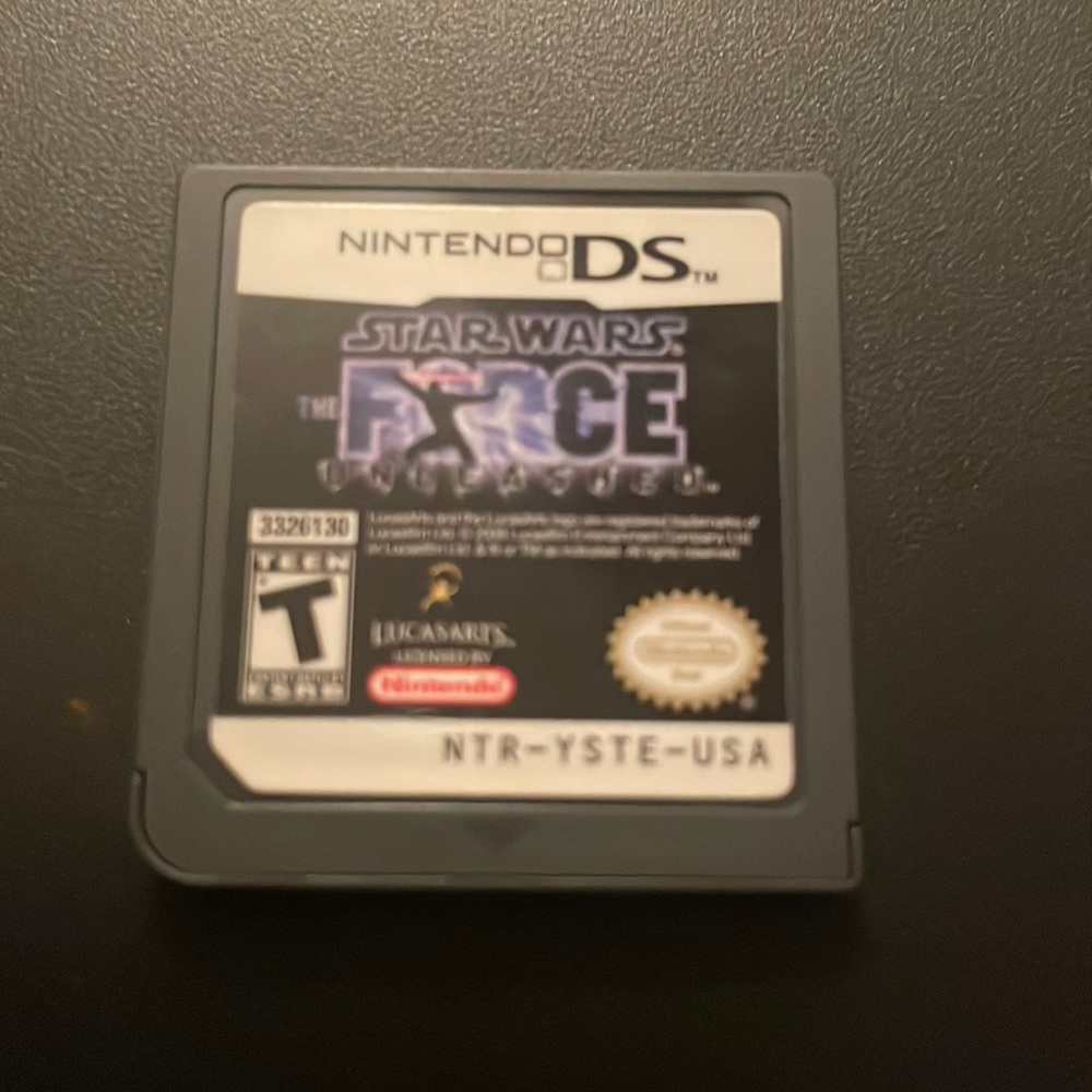 Star Wars The Force Unleashed Nintendo DS game only